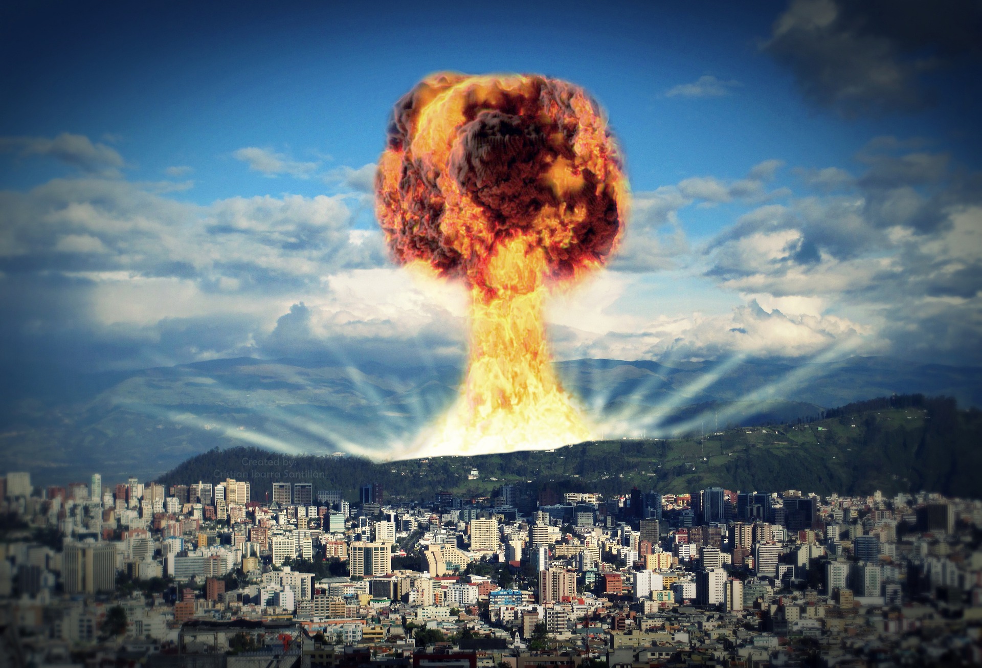 nuclear bomb - visioen Noorse vrouw