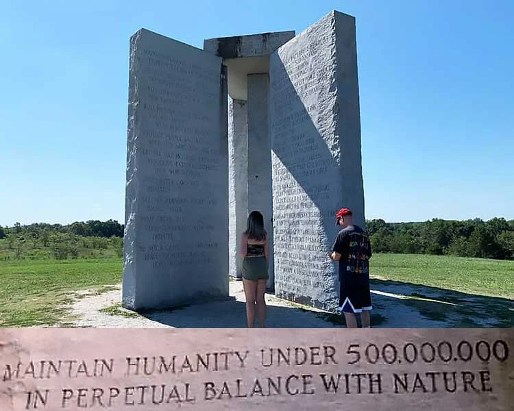 Georgia Guidestones - Maintain humanity under 500.000.000