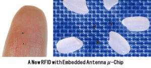 a new RFID with embedded antenna chip
