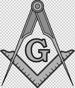 official Freemasonry symbol, the square and compass