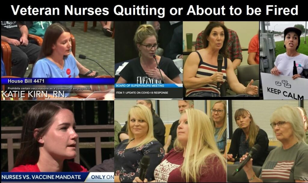 Millions of Veteran Nurses are Resigning or Being Fired Over COVID Vaccine Mandates