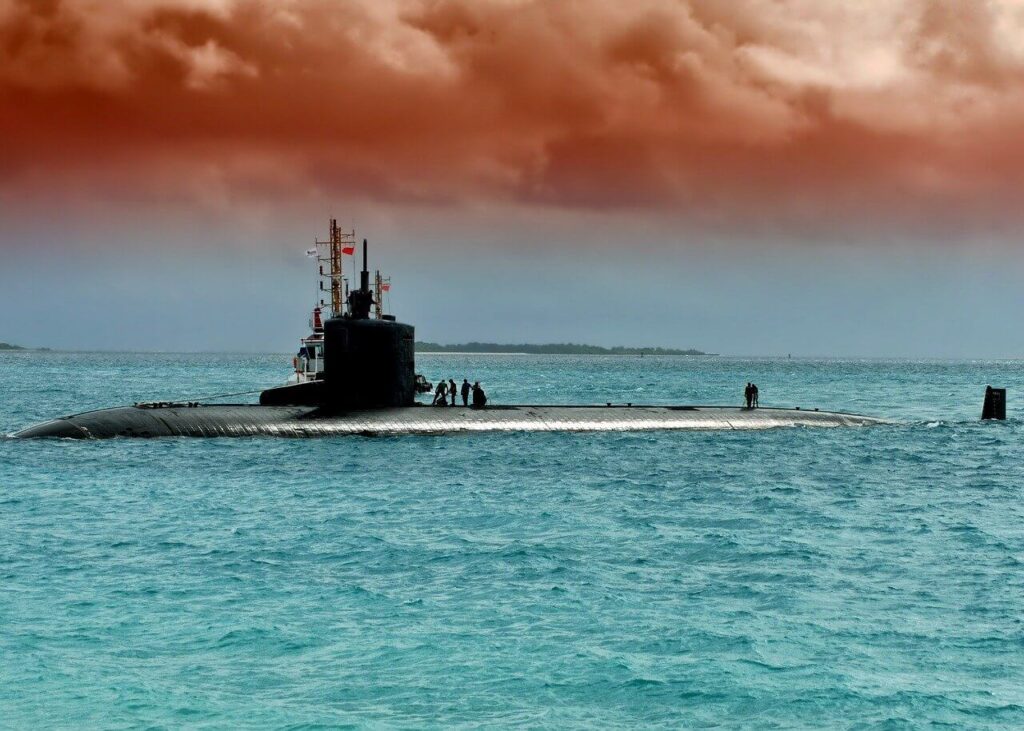 warning - submarines surrounding the USA