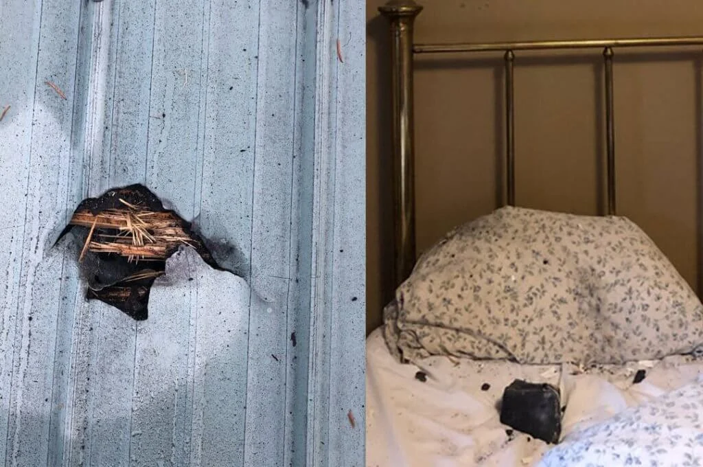 B.C. woman awakes to a hole in her roof and a space rock on her pillow