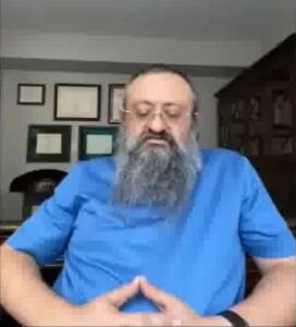 Dr. Vladimir Zelenko Freemason triangle hand signal
