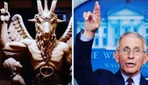 Fauci's satanic handsign - Freemason