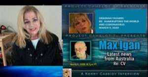 Freemason Kerry Cassidy from Camelot - Masonic connections Deborah Tavares and Max Igan