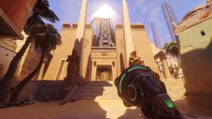 Illuminati pyramids and the All-Seeing Eye in Blizzard`s worldwide hit, Overwatch game