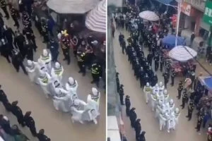 Rule-breakers forced to parade with placards in China's zero Covid lockdown