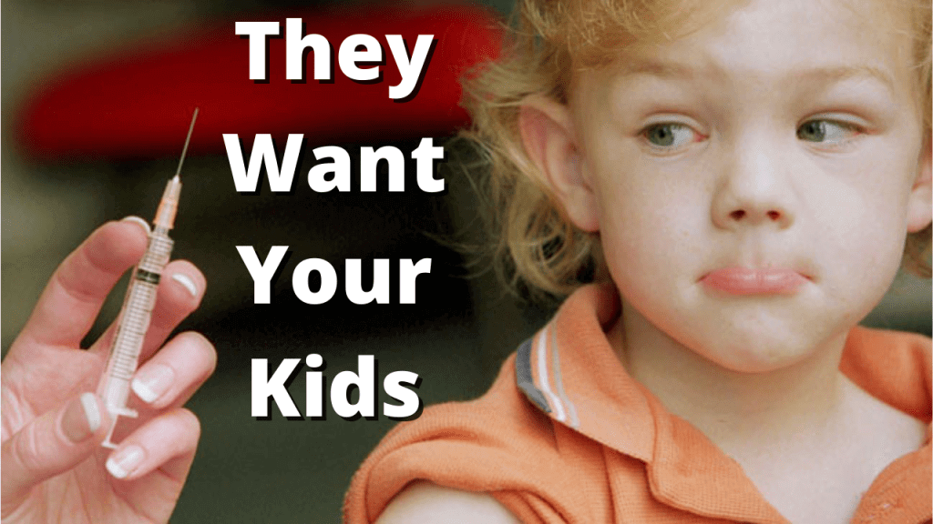 They want your kids - mandatory V for children