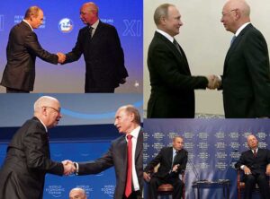 Vladimir Putin and Klaus Schwab globalists and big friends