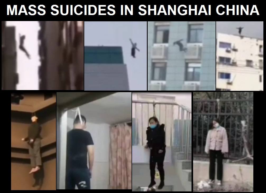 mass suicides in Shanghai, China, April 2022