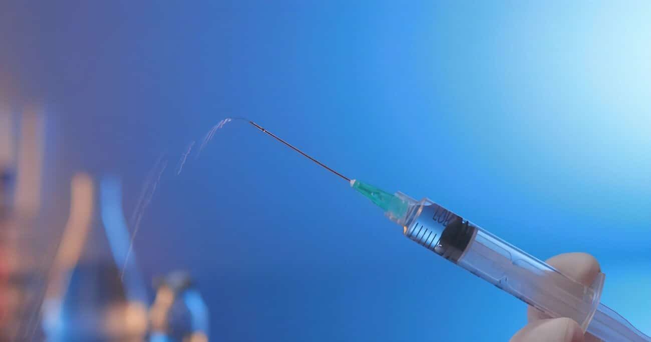 vaccine close-up - Is it the Mark of the Beast