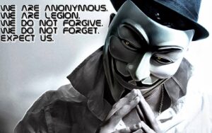 Anonymous is CIA - We are Legion - triangle hand signal