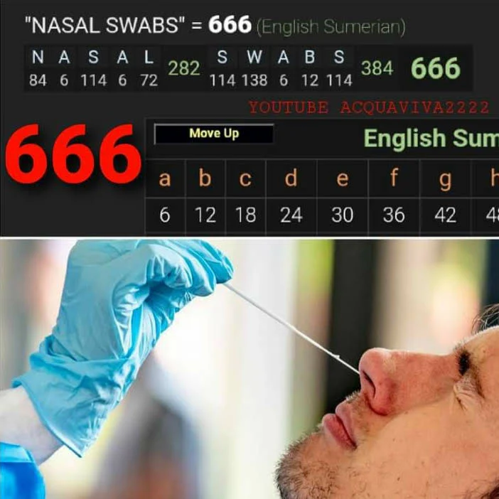 Nasal Swabs is 666