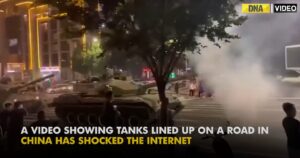 China rolls out tanks on street to stop its citizens from using banks