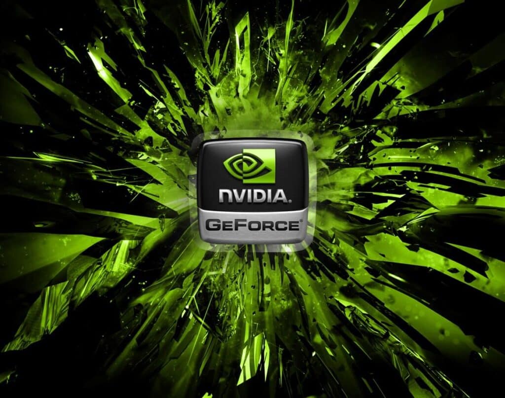 NVIDIA wallpaper with the All-Seeing Eye