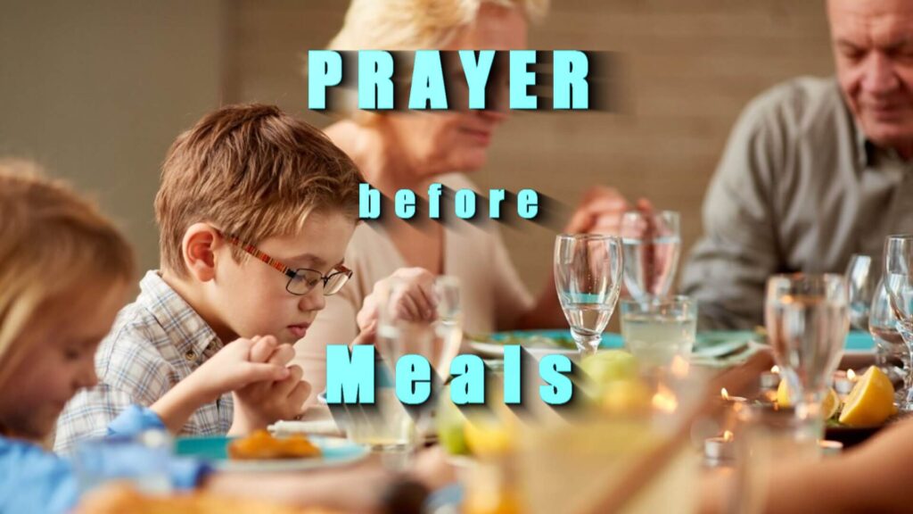 Prayer before meals