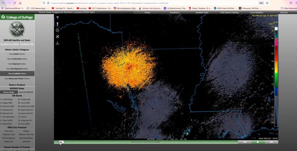 11-8-2023 Documentation of the Shreveport Louisiana RADAR pulse HAARP ring