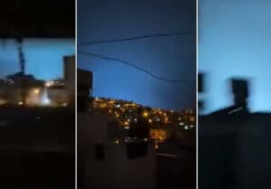 Strange blue lightening was seen in the skies seconds before extreme earthquake struck Turkey 2023