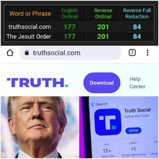 Truthsocial exposed as Freemasons - Gematria