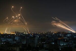 Israel's Iron Dome hoax is Firework in the sky