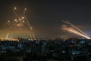 Israel's Iron Dome hoax is Firework in the sky