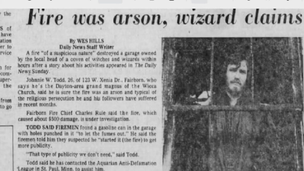 John Todd in old newspapers