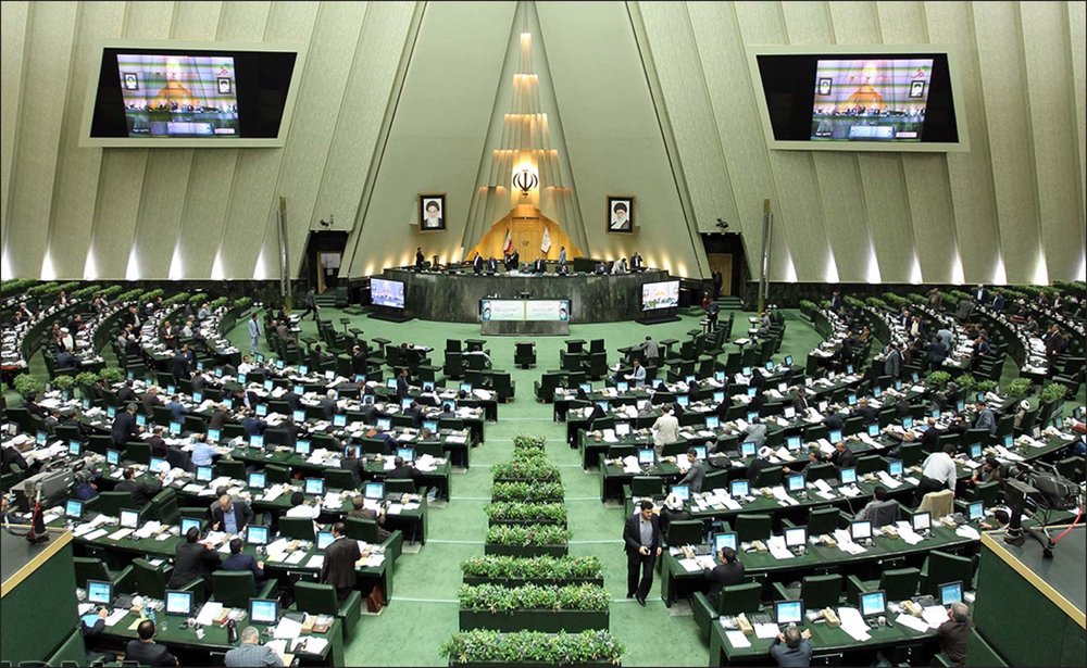 Iran's parliament building, a giant pyramid with 33 windows, representing the symbolism of Freemasonry