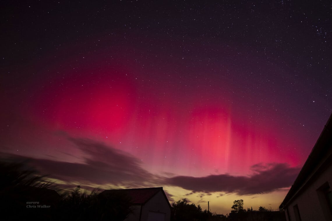 Rare Red Aurora Borealis Canada in September 2023 large