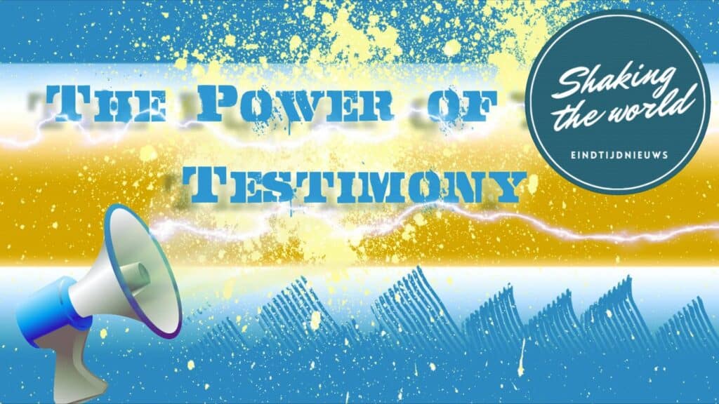 The Power of Testimony with Eindtijdnieuws.com logo