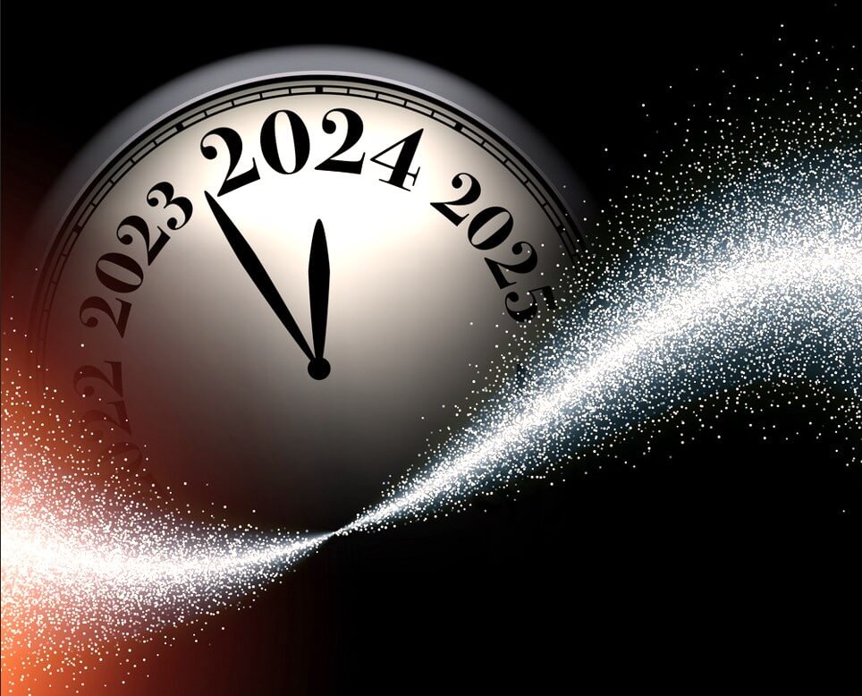 2024 Clock - Time is almost up - Time is running out - Prepare