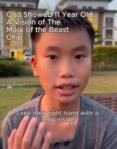 Visioen - Vision - God shows 11-year-old a chip in the hand future - toekomst - Eindtijdnieuws.com Visioen - Vision - God shows 11-year-old a chip in the hand future - toekomst