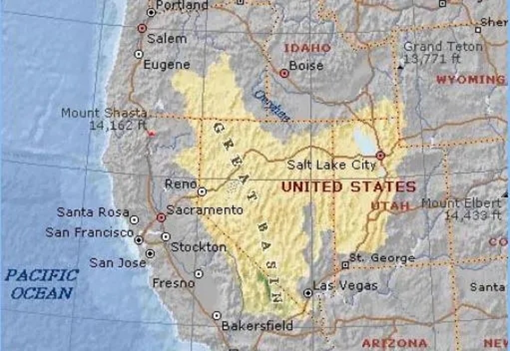 The Great Basin spans much of Nevada Utah eastern California and Oregon and southwestern Wyoming - To the American Remnant - Eindtijdnieuws.com The Great Basin spans much of Nevada, Utah, eastern California and Oregon, and southwestern Wyoming - To the American Remnant