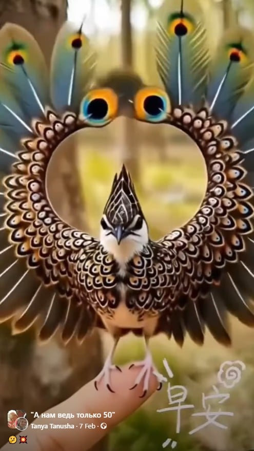 AI vogel AI bird AI gegenereerd