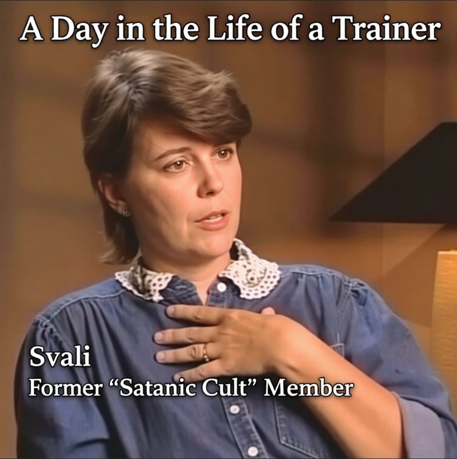 A day in the life of a trainer by Svali - the real Svali - de echte Svali