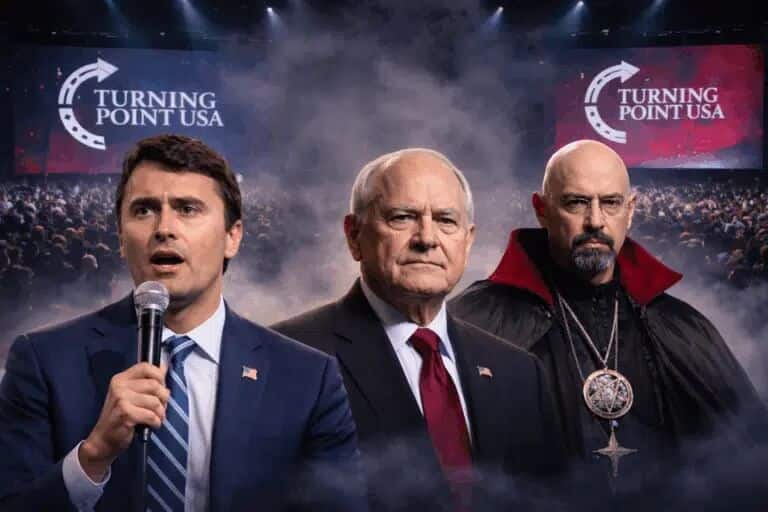 Turning Point USA connected to Satanism - Michael Aquino