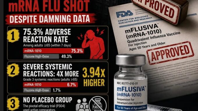MRNA Flu shot dangerous - MRNA griepvaccin mFLUSIVA gevaarlijk