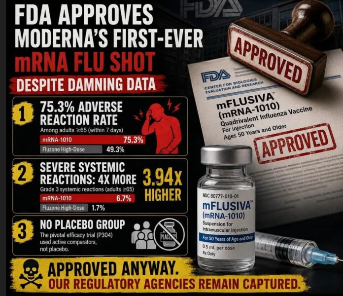MRNA Flu shot dangerous - MRNA griepvaccin mFLUSIVA gevaarlijk