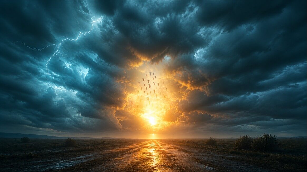 Rapture at sunset - Droom Opname