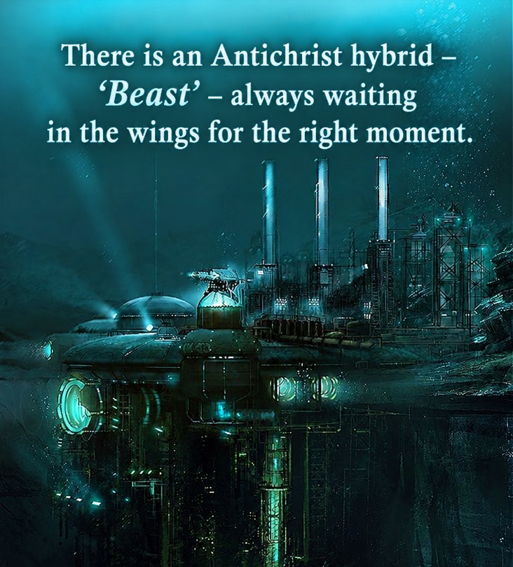 Antichrist hybrid waiting in the wings - Hybride Antichrist